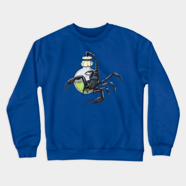 Scorpio Venom Crewneck Sweatshirt by Heather Dorsch Creations